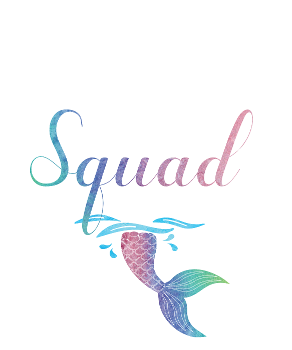 Mermaid Squad Mermaids Birthday Family Bday Party Gift Beach Towel For Sale By Art Grabitees
