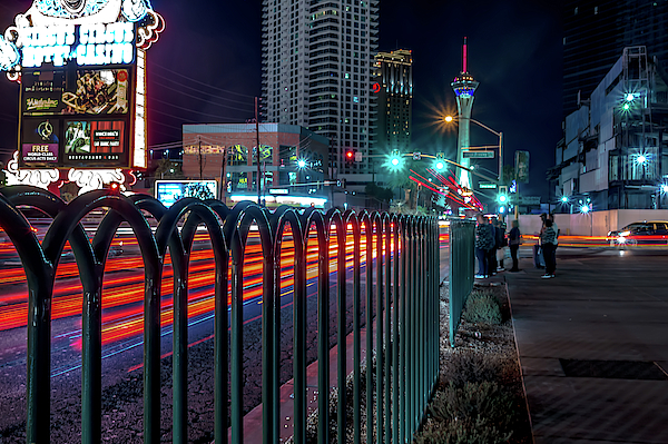 Beautiful Scenes Around Las Vegas Strip At Night Photograph by Alex  Grichenko - Fine Art America