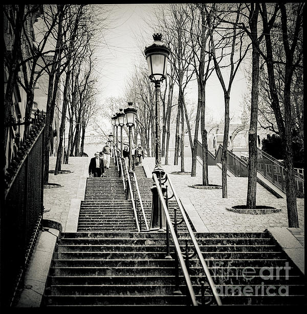 Cyril Jayant - Stairway to  Montmartre Paris. 