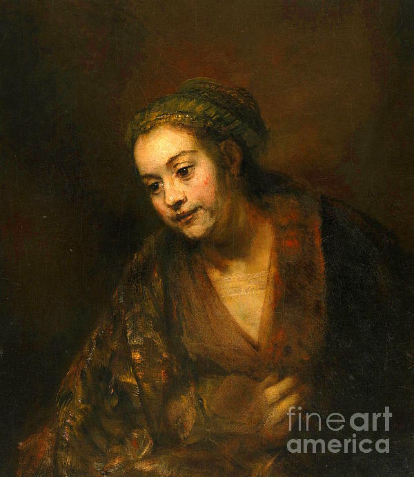 Alexandra Arts - Rembrandt van Rijn - Portrait of Hendrickje Stoffels