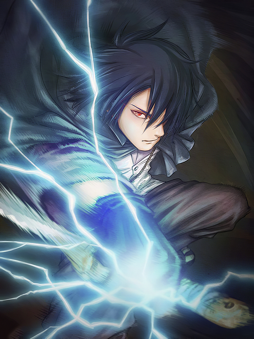 Anime Naruto Chidori Sasuke Uchiha HD Wall Decorative Poster