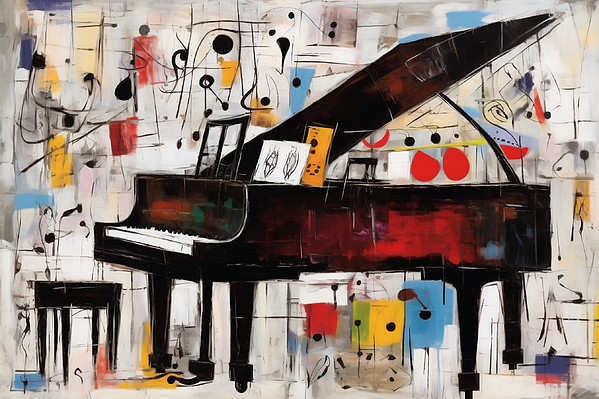 OlfactoArt Studio - Vibrant Synchrony- Colors of Contemporary Art Resonate on the Piano Canvas