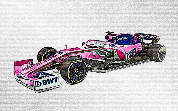 2019 Racing Point Rp19 Formula 1 New Car Exterior F1 Force India