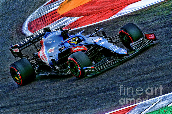 ≫🥇 Poster Alonso Alpine Formula 1