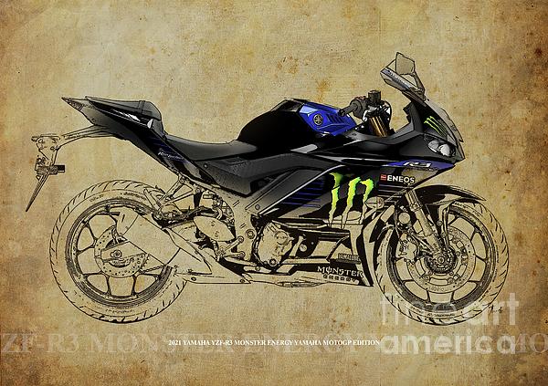 sticker et autocollant Kit moto monster energy yamaha