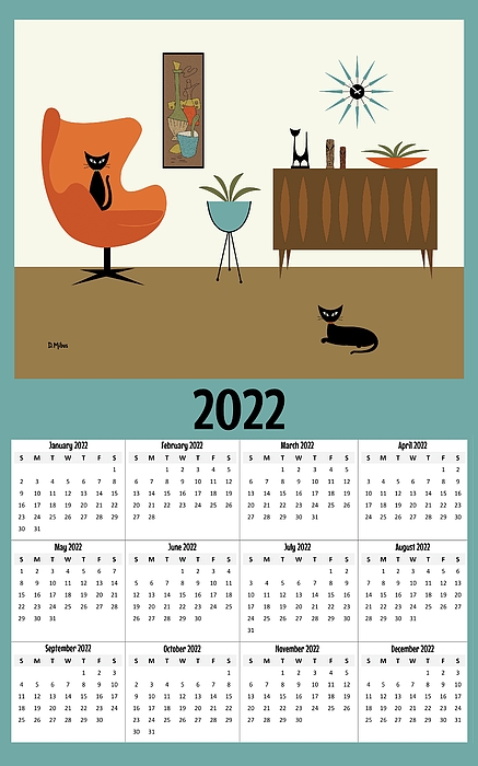 Mat 2022 Calendar 2022 Calendar 11 Yoga Mat For Sale By Donna Mibus