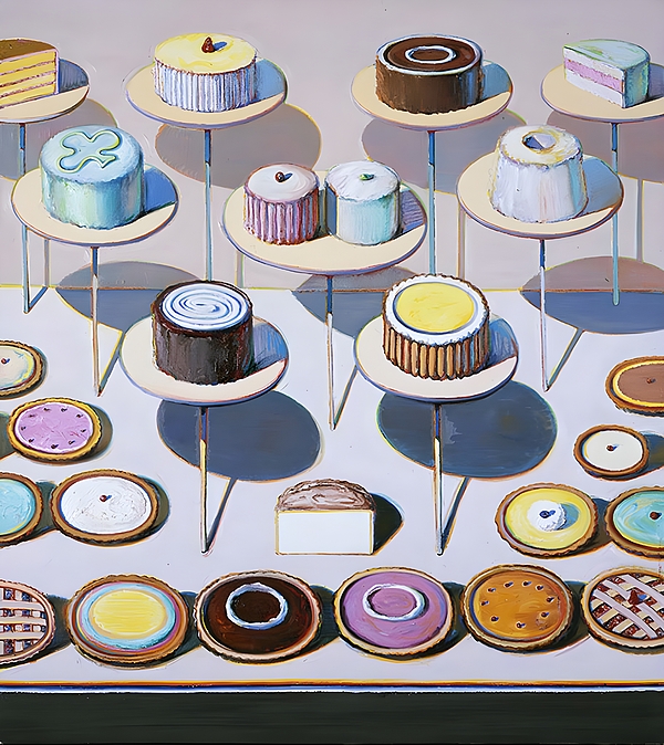 Wayne Thiebaud Greeting Card by Wayne Thiebaud