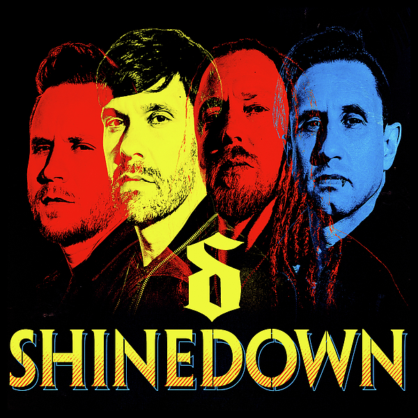 Shinedown Best American Rock Band Most Popular Music Kids T-Shirt by  Christian Xavier Purnomo - Fine Art America