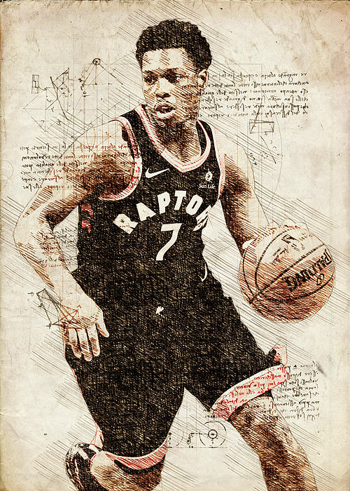 Art Toronto Raptors Player Kyle Lowry Kylelowry Kyle Lowry Kyle Terrell  Lowry Kyleterrelllowry Toron Poster