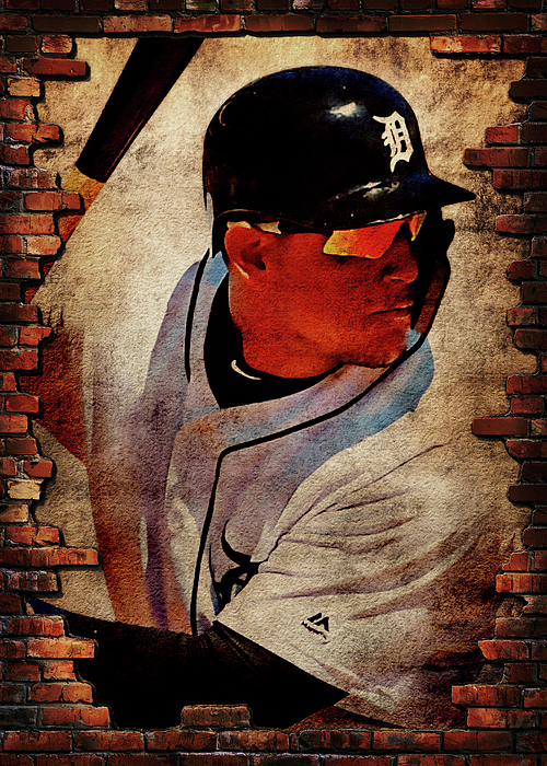 Baseball Miguelcabrera Miguel Cabrera Miguel Cabrera Miggy Detroit Tigers  Detroittigers Venezuelan J Digital Art by Wrenn Huber - Pixels