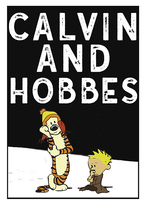 Calvin And Hobbes Sleep, Calvin And Hobbes Run Greeting Card by Blind Orox