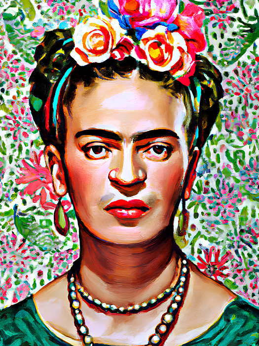 Frida Kahlo T-Shirt by Mauricio Sobalvarro - Fine Art America