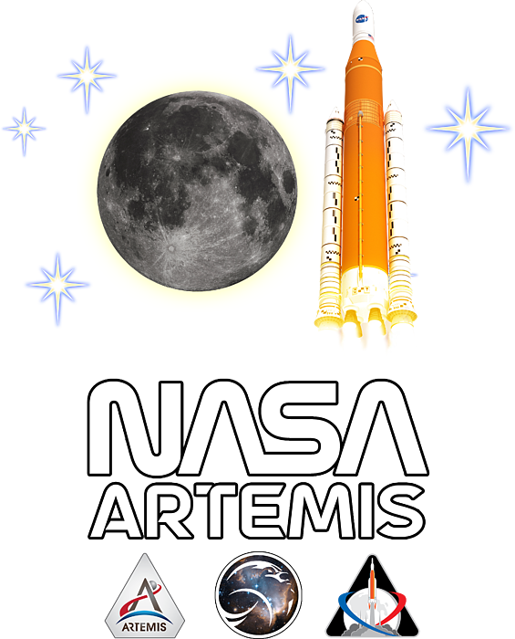 NASA Artemis Woman on the Moon Sticker