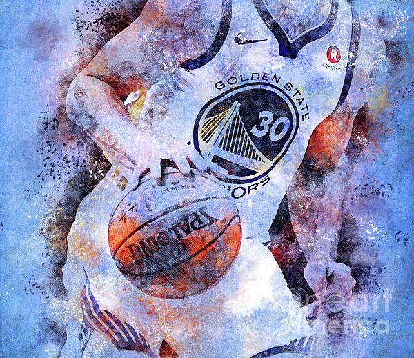 San Francisco Golden State Warriors Basketball Team,Sports Posters Tapestry  by Drawspots Illustrations - Instaprints
