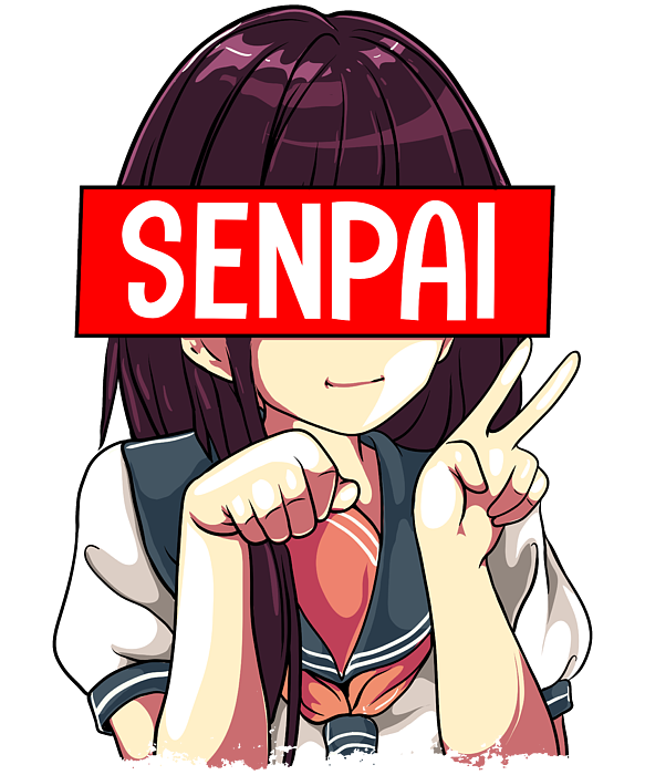 Senpai Anime Girl Japanese Cute Manga Kawaii Spiral Notebook by The Perfect  Presents - Pixels