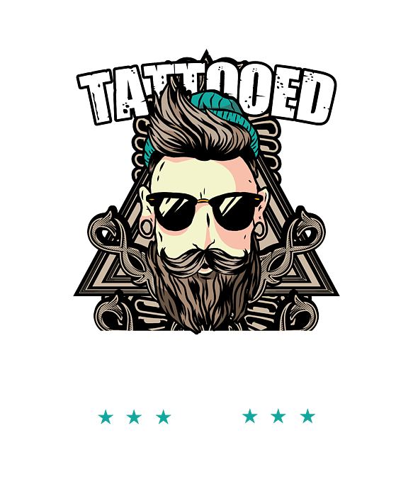 Tattoo Ink Artist Tribal Chubby Tattooed Bearded And Awesome Duvet Cover by  Tom Schiesswald - Pixels