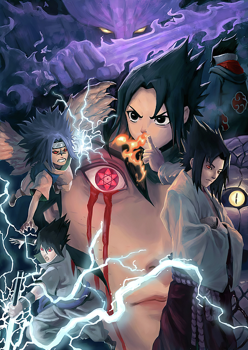 Uchiha Obito #6 Fleece Blanket by Lac Lac - Pixels