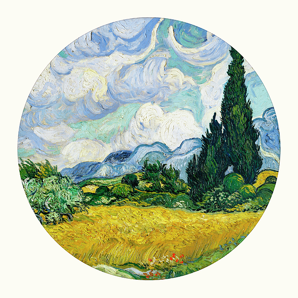 Van Gogh's Wheat Field with Cypresses 1000 Piece Puzzle - Quick Ship