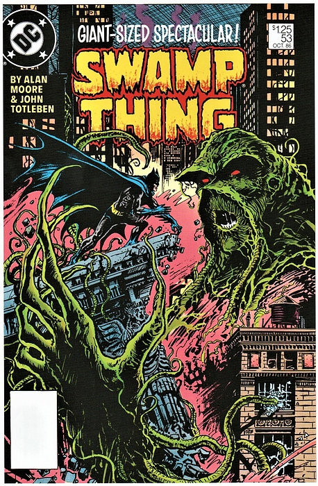 D C Comics - 32 D C Comics  Swamp Thing Issue #53 Oct 1986 Artist  John Totleben 