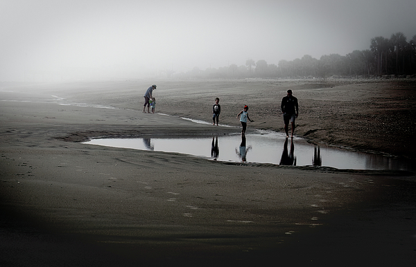 Norma Brandsberg - Beach Fun In the Fog