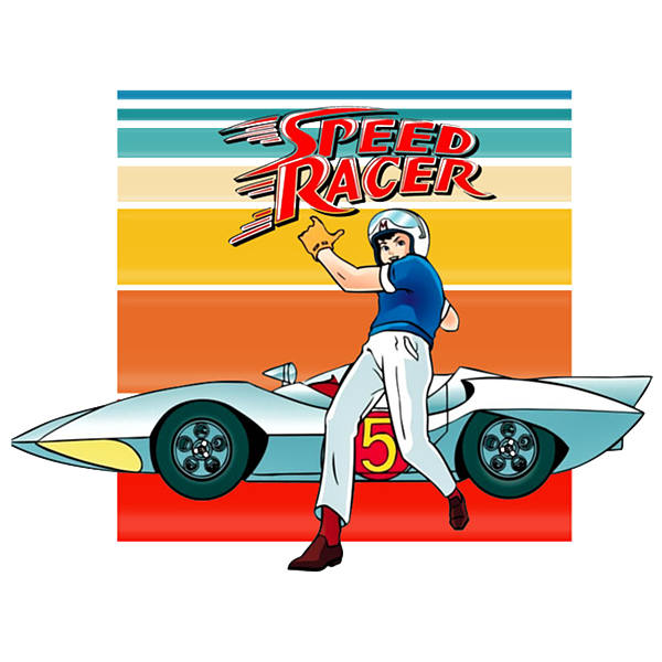 Mach Go Speed Racer Go Greeting Card By Noel K Landry