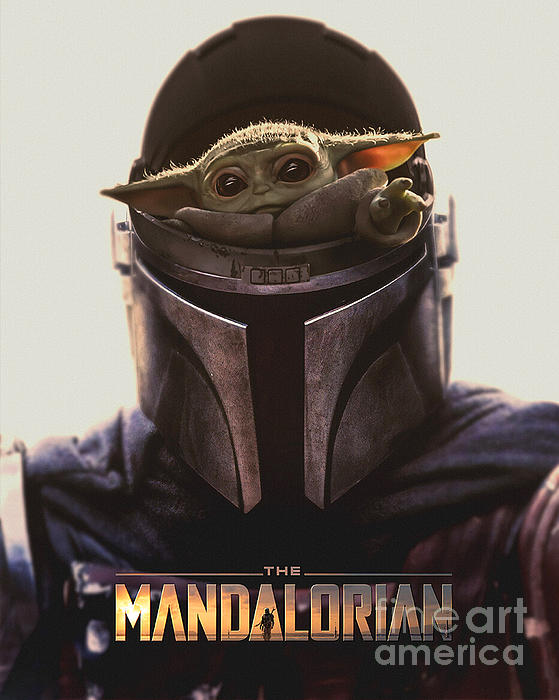 Mandalorian And Baby Yoda Coffee Mug by Martin Friend - Pixels