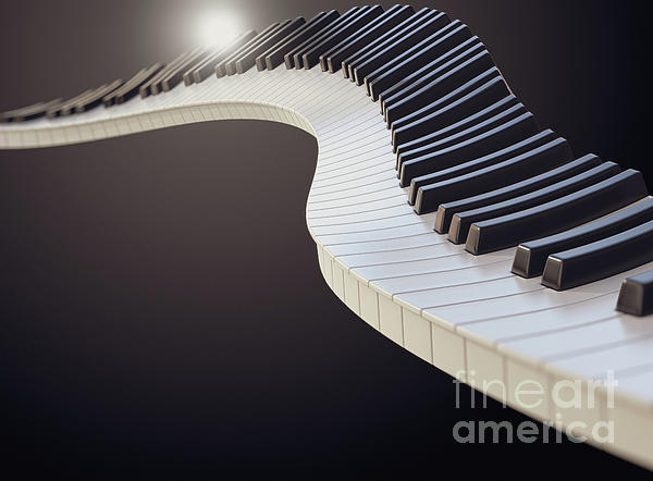 Allan Swart - Moody Curvy Piano Keys