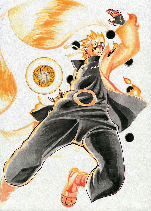 Here's a drawing I made a few years ago (I hate that scroll🙈) : r/Naruto