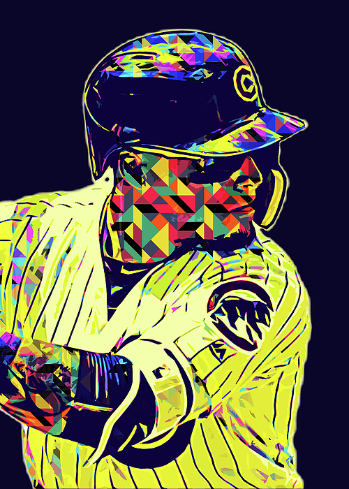MLB Javier Baez Javier Baez Javier Baezchicago Cubs Chicagocubs Digital Art  by Wrenn Huber - Pixels