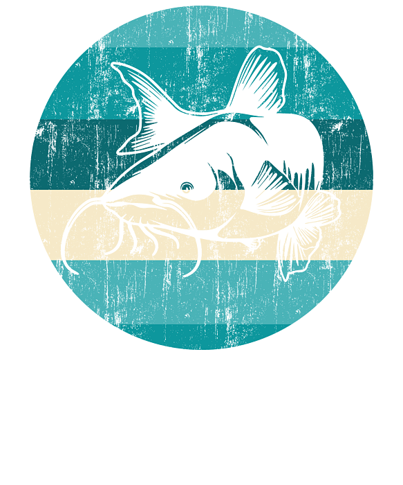 Retro Freshwater Catfish Vintage Fishing #4 Sticker