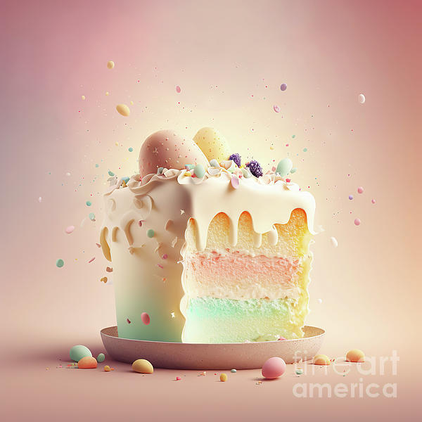 Pastel Rainbow Birthday Cake Tutorial - Sugar & Sparrow