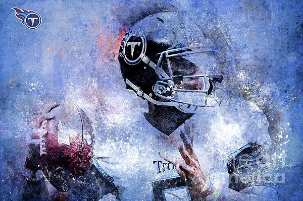 Tennessee Titans NFL American Football Team, Tennessee Titans Player,Sports  Posters for Sports Fans by Drawspots Illustrations