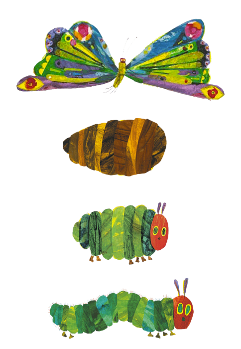 The very hungry caterpillar. #4 Sticker by The Gallery - Pixels Merch