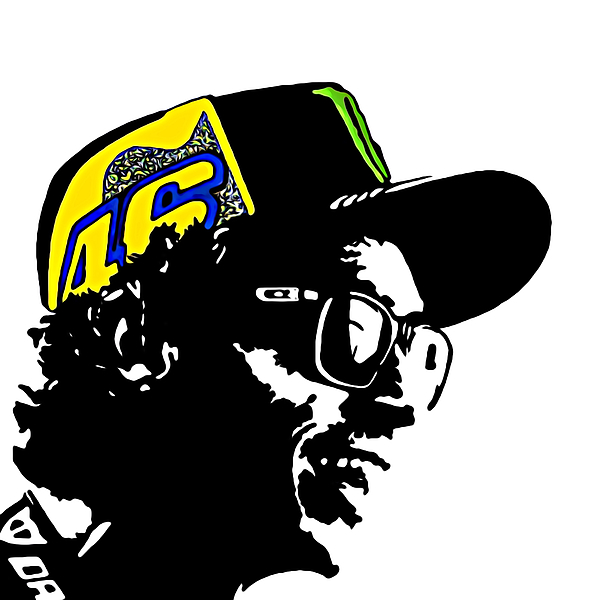 46 Il Dottore Valentino Rossi Dipinto - 46 The Doctor Painting