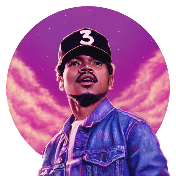 Chance The Rapper Tyler The Creator Face Poster