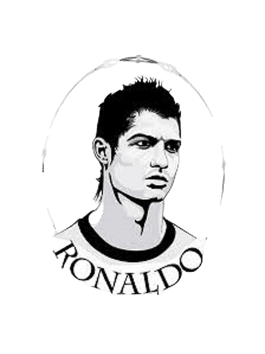 Chart Peaper Hand Made Acrylic Drawing Cristiano Ronaldo, Size: 71x56cm at  best price in Thrissur