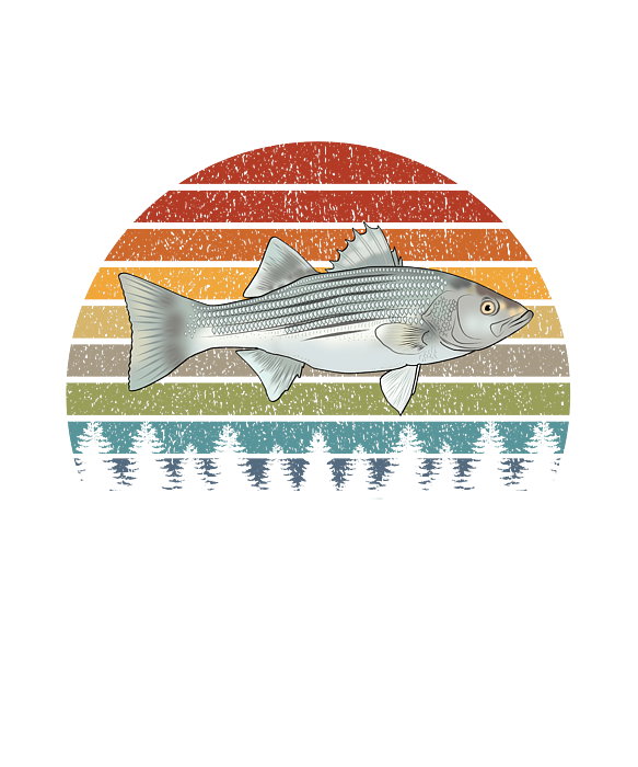 Funny Fish Sticker Striped Bass Boat Decal Bass Fishing Sticker Vinyl  Laptop Freshwater Fish Decal Gift for Fisherman Grandpa Fathers Day #5  Shower
