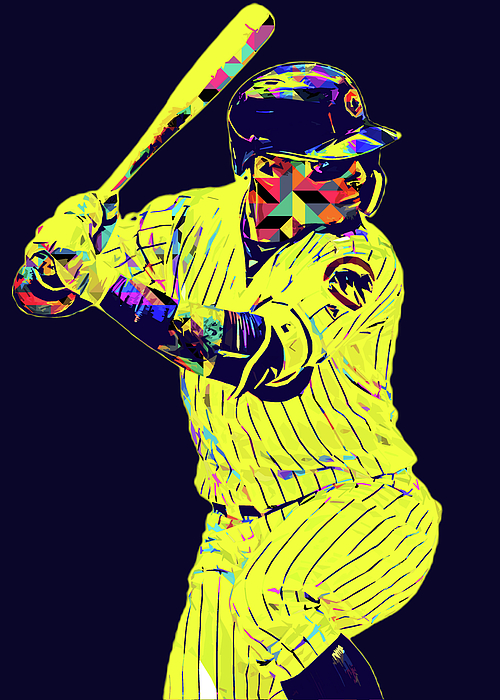 MLB Javier Baez Javier Baez Javier Baezchicago Cubs Chicagocubs Digital Art  by Wrenn Huber - Pixels