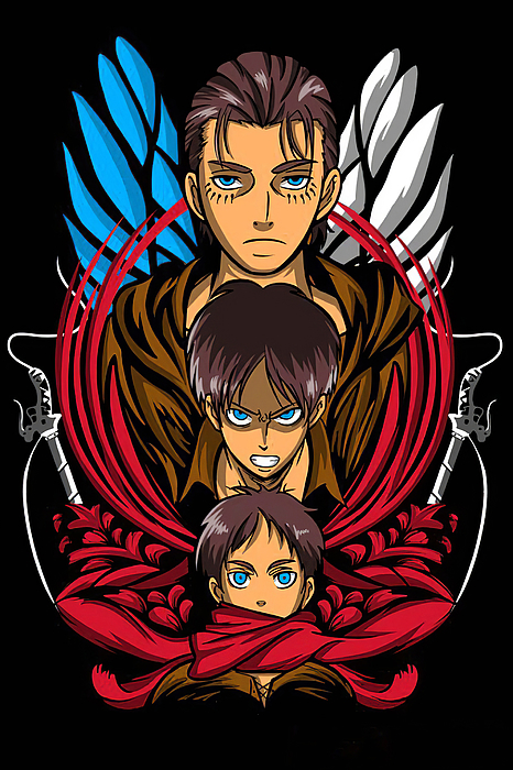 ATTACK ON TITAN EREN YEAGER iPhone 14 Pro Max Case