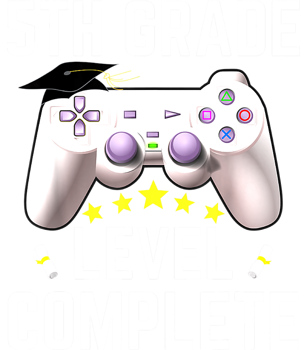 5th Grade Level Complete Gamer Class Of 21 Graduation Gift Png Tank Top For Sale By Minh Trong Phan