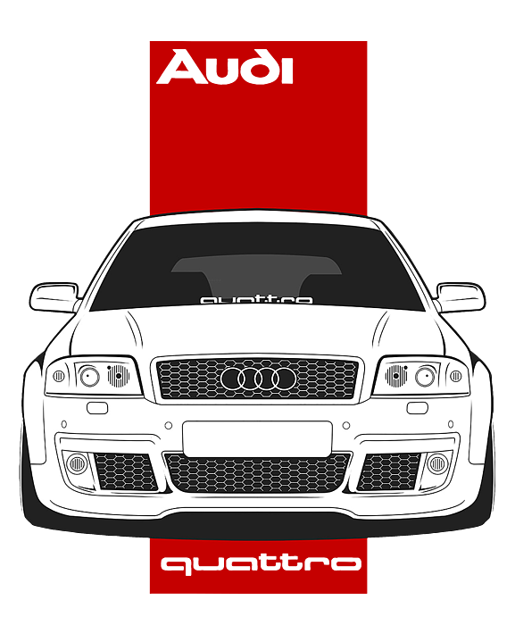 sticker audi rond