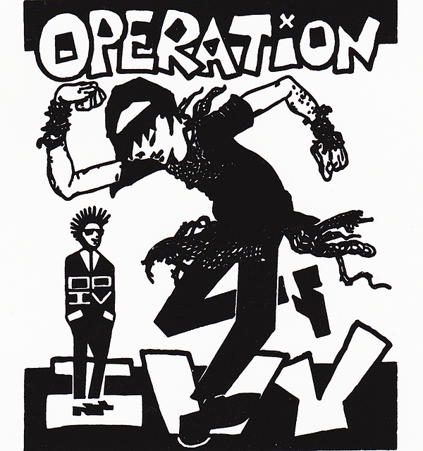 Best design Operation Ivy, a punk rock band from California