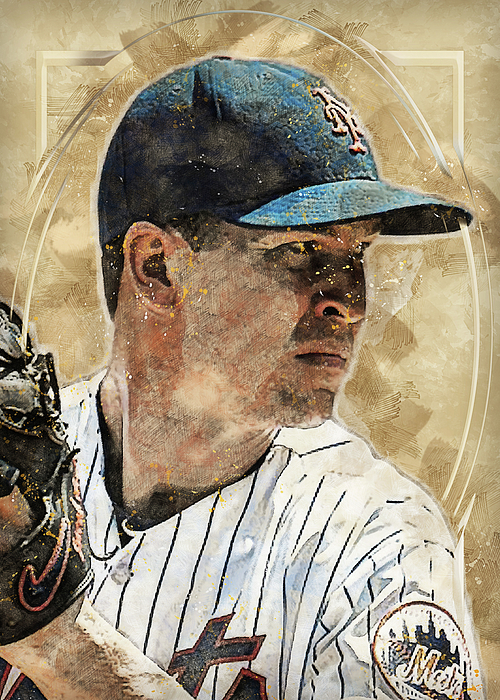 MLB New York Mets Jacobdegrom Jacob Degrom Jacob Degrom New York Mets  Newyorkmets Jacobanthonydegrom by Wrenn Huber