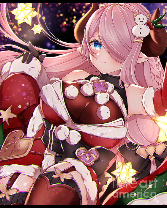 Anime Christmas #9 Digital Art by Bato Katr - Pixels