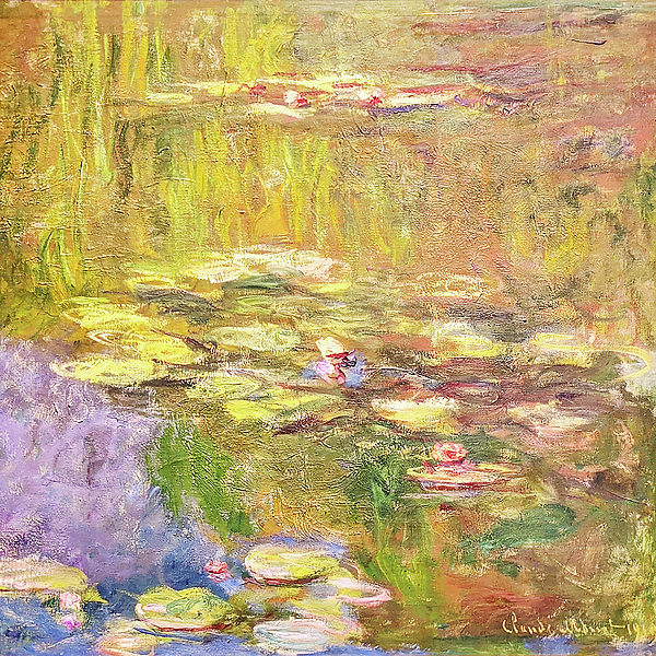 Claude Monet Water Lilies Tote Bag Fine Art Print Bag 