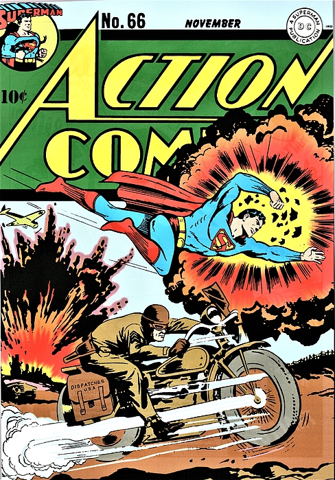 ACTION COMICS SUPERMAN metal sign 769