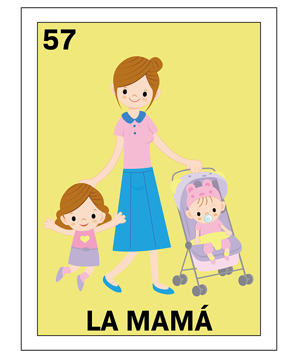 Loteria Mexicana - Super Mama Loteria Mexicana Design - Super Mama Gift -  Regalo Super Mama #1 Poster by Hispanic Gifts - Fine Art America