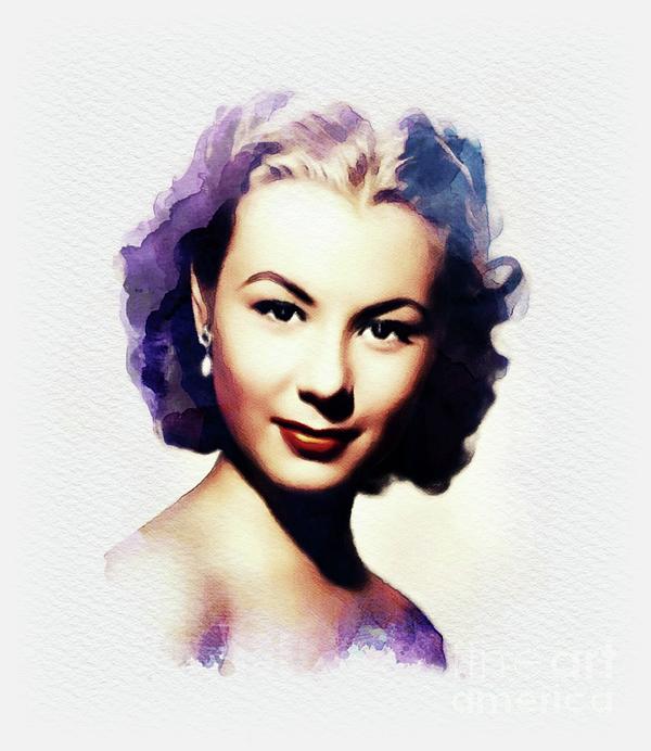 Mitzi Gaynor, Vintage Actress Beach Sheet by Esoterica Art Agency - Pixels