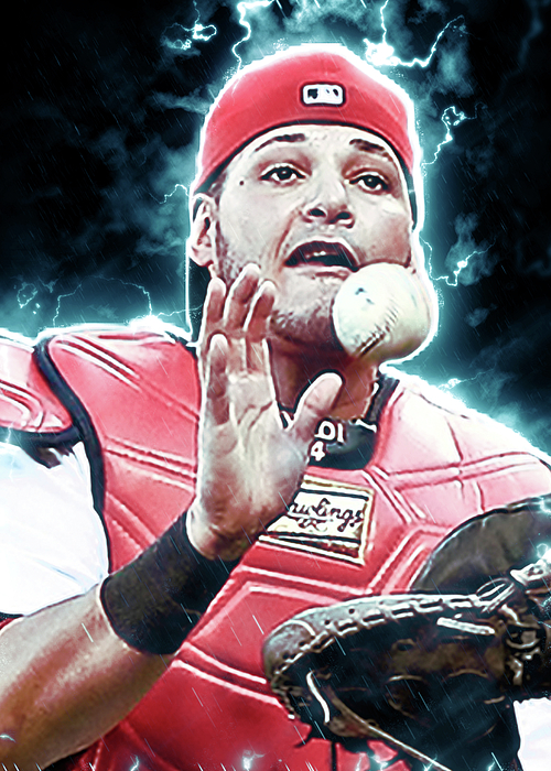 Baseball Yadiermolina Yadier Molina Yadier Molina Yadi St. Louis Cardinals  Stlouiscardinals Yadierbe Greeting Card