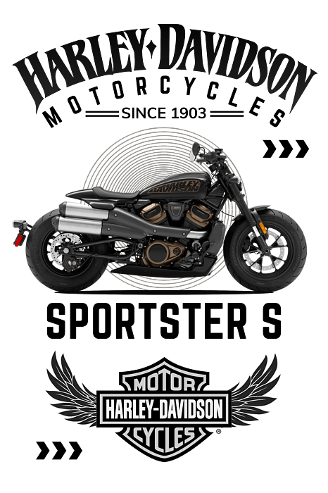 Harley Davidson Sportster Logo Vector